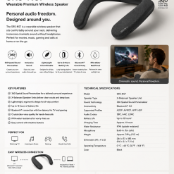 Sony SRS-NS7 Wearable Premium Wireless Speaker